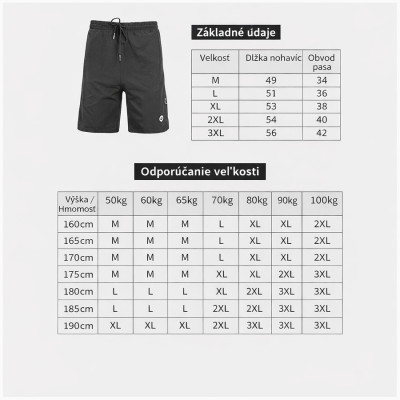 Cyklistické šortky RB, veľ.M, pánske, unisex