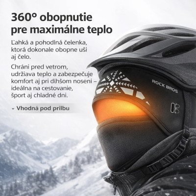 Cyklistická RockBros čelenka/vložka do prilby pre mužov i Ženy