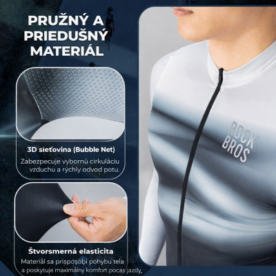 Cyklistický dres RB s dlhým rukávom, veľ.XL, pánsky