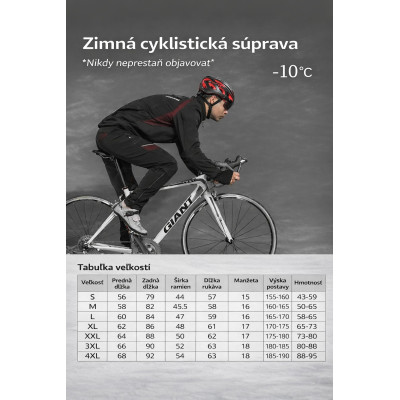 Bunda-cyklistická RB, veľ XXL, zateplená, nepremokavá, vetru vzdorná