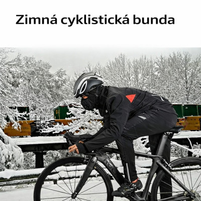 Bunda-cyklistická RB, veľ XL, zateplená, nepremokavá, vetru vzdorná
