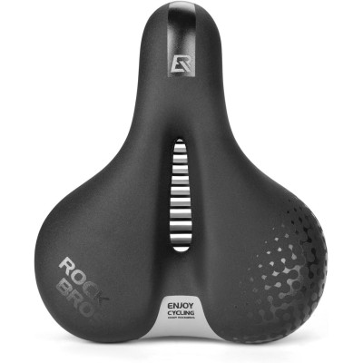 Sedlo Rockbros so zosilnenou penou a otvorom, čierne