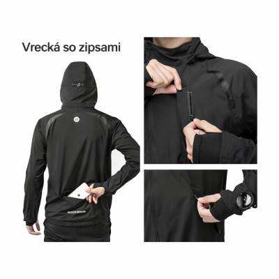 Bunda-cyklistická RockBros s dlhým rukávom, veľ. XL