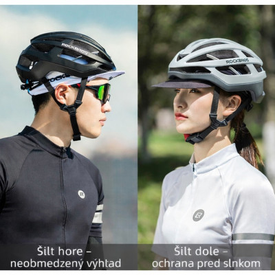 Šiltovka RockBros pod prilbu na bicykel je vyrobená z CoolMAX cooling fire látky.