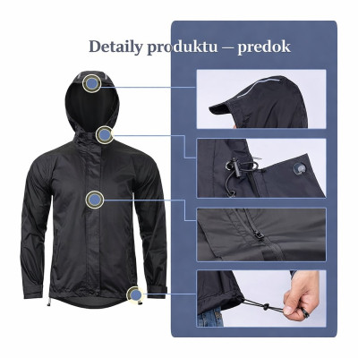 copy of Bunda-cyklistická RB, nepremokavá, vetruodolná, veľ.L