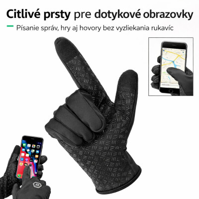 Rukavice RB zateplené protišmykové, veľkosť XL, či