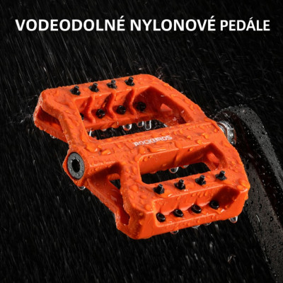 Pedál RB, PL,LSL Flat, nylon, 9/16,oranžový