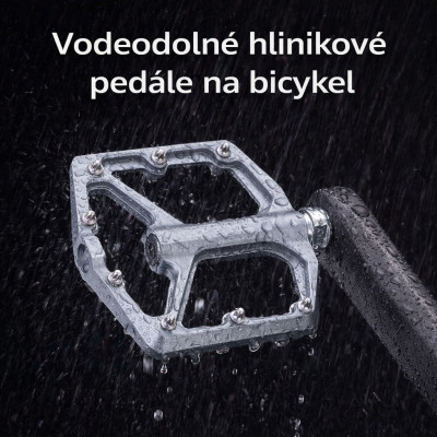 Pedál RB, PL,LSL Flat Al, 9/16, titán