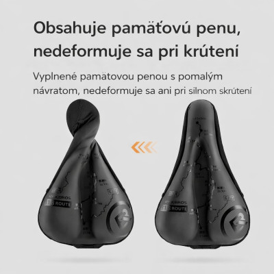 Poťah sedla RockBros, silikónový gél, vhodný pre MTB, Trekové a Mestské bicykle