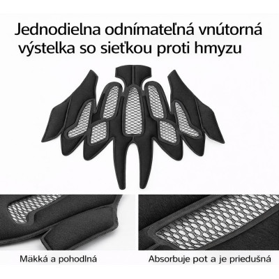 Prilba, RB, bielo/modrá, veľ.M 54-57cm