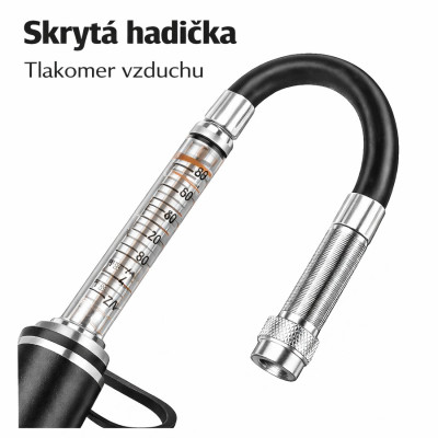 Pumpa RB flexi hadička s manometrom, dural