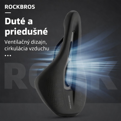 Sedlo RockBros ergonomické z PU kože s vysokou hustotou