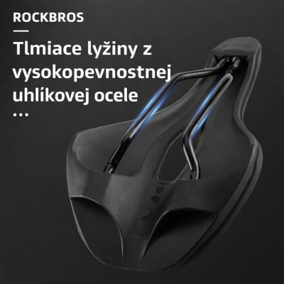 Sedlo RockBros ergonomické z PU kože s vysokou hustotou