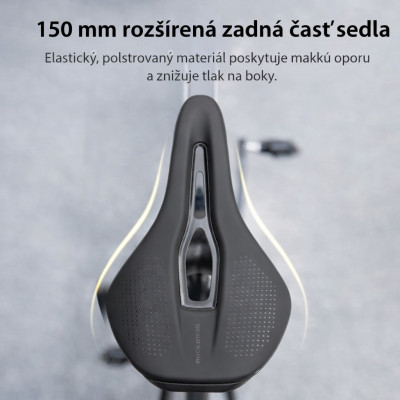 Sedlo RockBros ergonomické z PU kože s vysokou hustotou