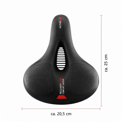 Sedlo Gel RB s otvorom a rukoväťou, so zámkom