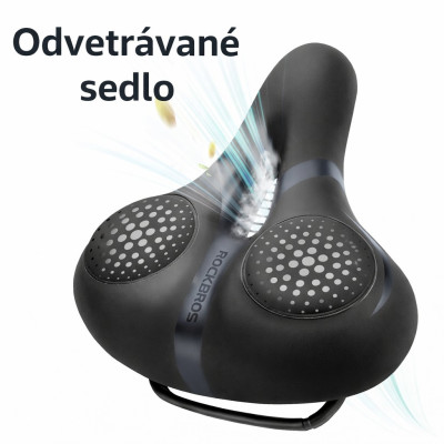 Sedlo Gel RB s otvorom a rukoväťou, so zámkom