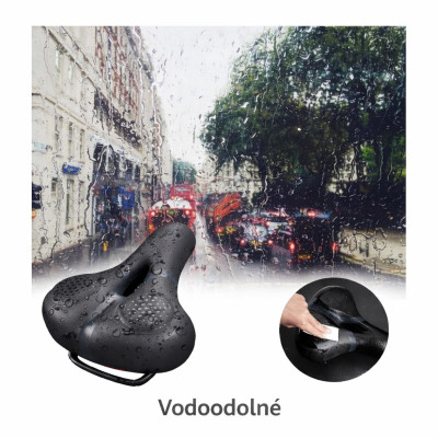 Sedlo Gel RB s otvorom a rukoväťou, so zámkom