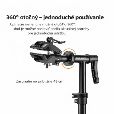 *Montážny stojan RockBros na bicykle,oceľ