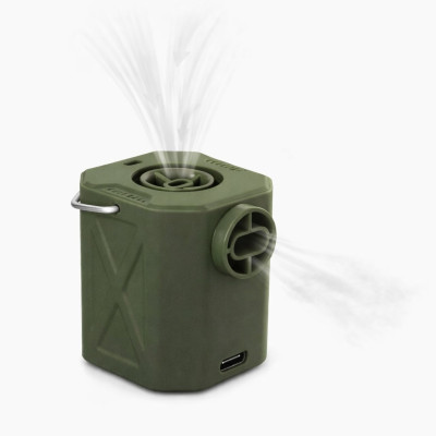 Pumpa RockBros mini elektrická so svetlom 300Lm, zelená,...