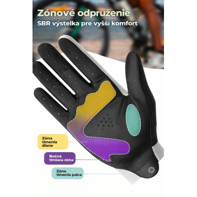 Rukavice RockBros protišmykové,  protišmykové, veľ.L