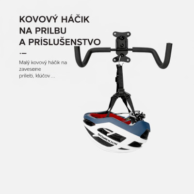Stojan - RB držiak bicykla nástenný, sklápací za rám