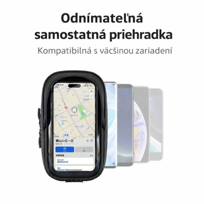 Taška RB na rám, na mobil a náradie, kapacita 1,3L čierna