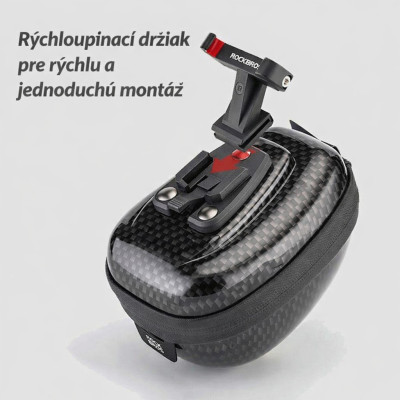 Taška RockBros podsedlová, kapacita 0,4L,čierna