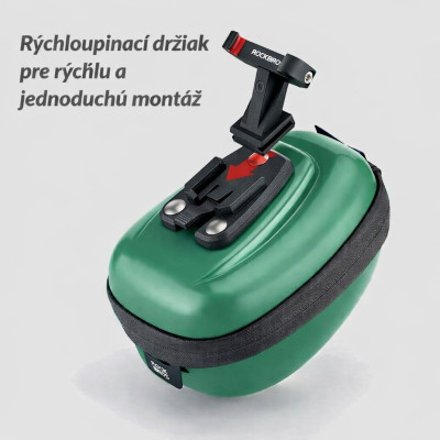 *Taška RockBros podsedlová, kapacita 0,4L, zelená