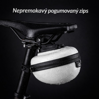 Taška RockBros podsedlová, kapacita 0,4L, bielo sivá