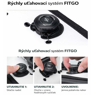 Taška RB do rámu, 2l, sivá