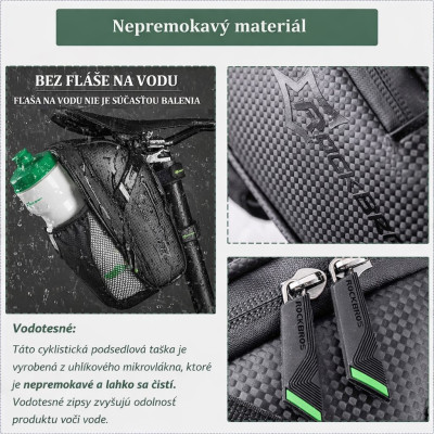 Taška RB podsedlová s držiakom fľaše, kapacita 1L
