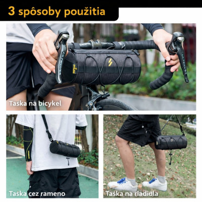 Taška RB na riadidlá, 2,4l, čierna