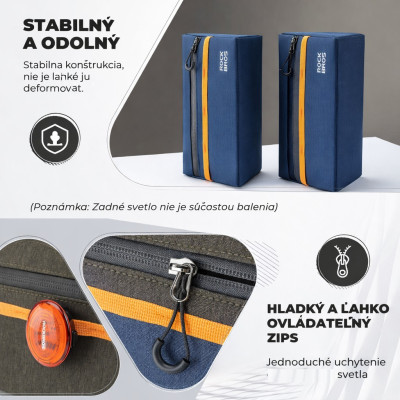 Taška RB na riadidlá, 1,3l, modrá