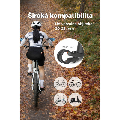 Zrkadlo RockBros spätné pravé s uchytom na riaditko