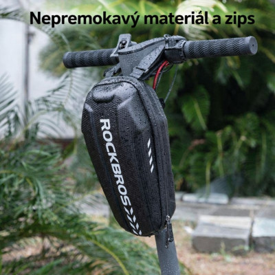 Taška RB závesná dopredu pre kolobežku, čierna