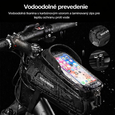 Taška RB dopredu na mobil a náradie, čierna