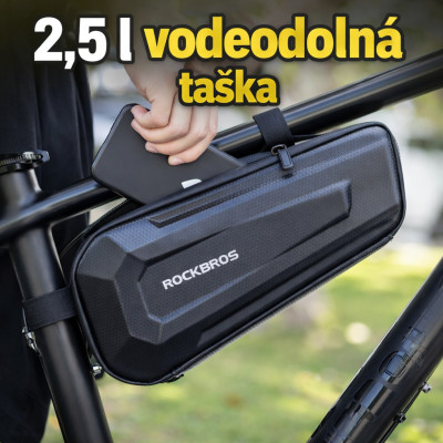 Taška RB do rámu,kapacita 2,5L, čierna