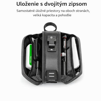 Taška RB podsedlová s clip úchytom 1,7L, čierna