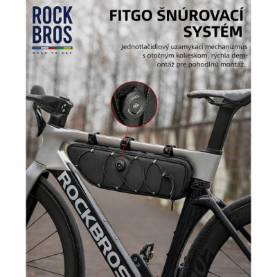 Taška RB do rámu, 2l, čierna