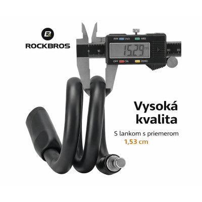 Zámok RockBros pamäťový na kľúč, rozmer 15x670mm