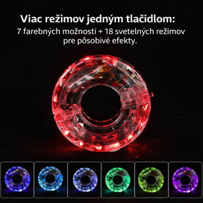 Svetlo RockBros na náboj kolesa, IP65, USB nabíjateľné, vodeodolné. V cene výrobku je zahrnutý recykl.pop.pre SR v sume 0,1248 €