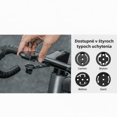 *Držiak RockBros Garmin na riaditka,karbón
