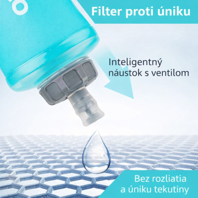 *Cyklofľaša RB skladacia, 500 ml, TPU polymér