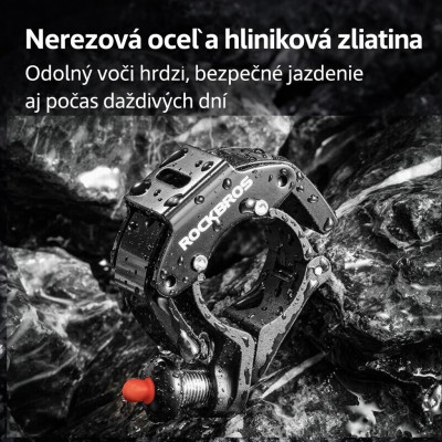 Zvonček RB, 90 až 100 dB., nerez, čierny