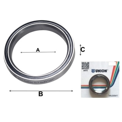 Ložisko hl.zloženia, 37,0x46,9x7 mm, CB-762
