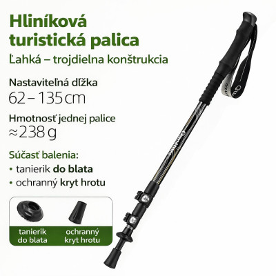 Trekingová palica RockBros, Nordic Walking,ks