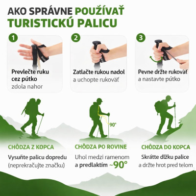 Trekingová palica RockBros, Nordic Walking,ks