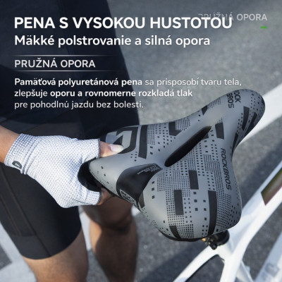 Sedlo Rockbros so zosilnenou penou a otvorom