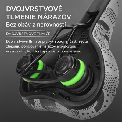 Sedlo Rockbros so zosilnenou penou a otvorom