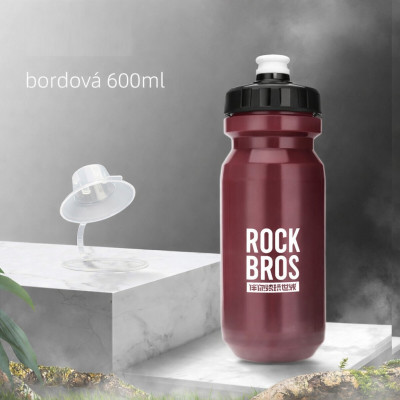 Cyklofľaša RockBros, polypropylén, 600 ml, tm.fialová